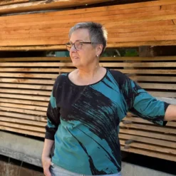 SanDaLu Panel und Kombistoff Eddy the Crab von Thorsten Berger Nähbeispiel