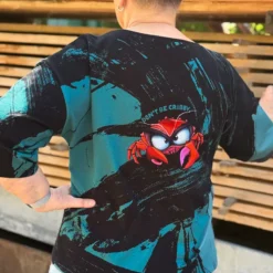 SanDaLu Panel und Kombistoff Eddy the Crab von Thorsten Berger Nähbeispiel