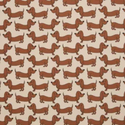 SanDaLu Dackel Oxfordstoff wasserabweisend beige