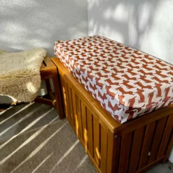 SanDaLu Dackel Oxfordstoff wasserabweisend beige Nähbeispiel