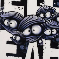 SanDaLu Stoffpanel Thorsten Berger Batik Hintergrund Schriftzug 