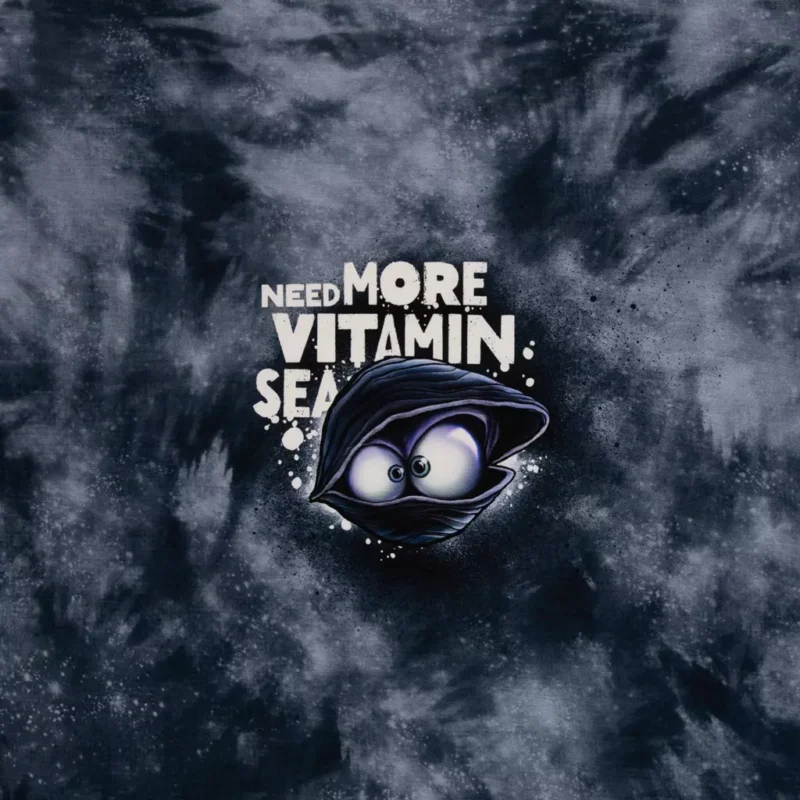 SanDaLu Jersey Panel Mussel Mo "Need more Vitamin Sea"