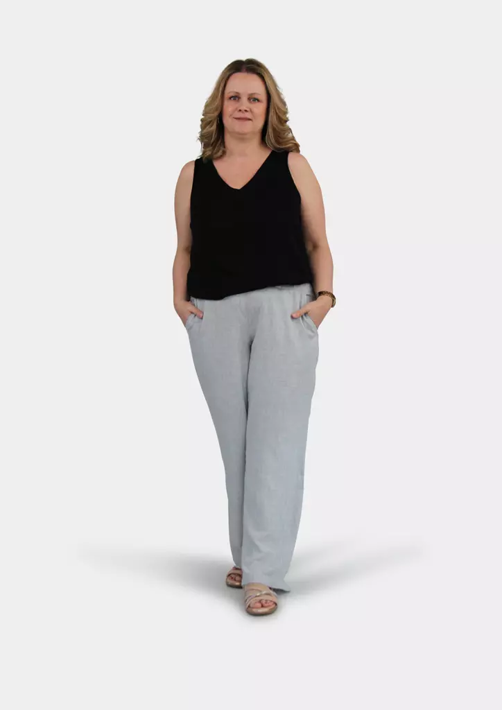 SanDaLu Papierschnittmuster Culotte von Fadenkäfer Nähbeispiel