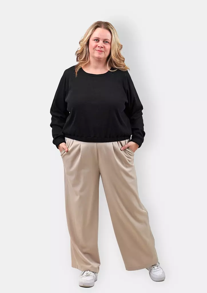 SanDaLu Papierschnittmuster Culotte von Fadenkäfer Nähbeispiel