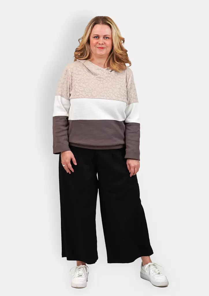 SanDaLu Papierschnittmuster Culotte von Fadenkäfer Nähbeispiel