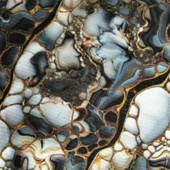SanDaLu Oxfordgewebe schwarz grau