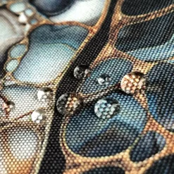 SanDaLu Oxfordgewebe schwarz grau, wasserabweisend