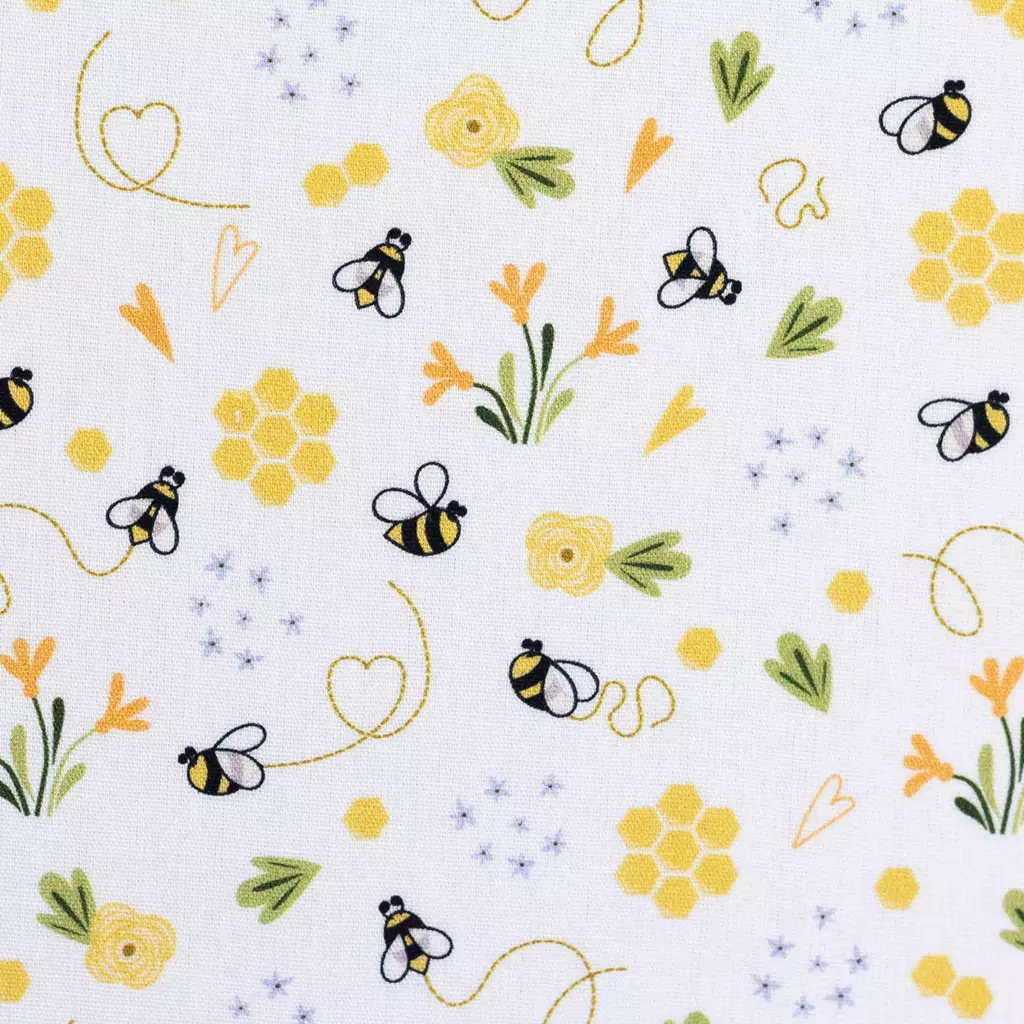 SanDaLu Bienenstoff Baumwolle Detail