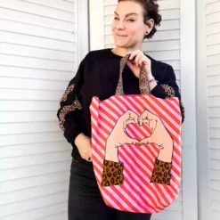 SanDaLu Cherry Picking Bag Panel Lovehands Nähbeispiel