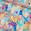 SanDaLu Modal French Terry mit abstrakten Blumen
