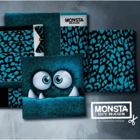 SanDaLu Taschenpanel Monsta Bag türkis von Thorsten Berger