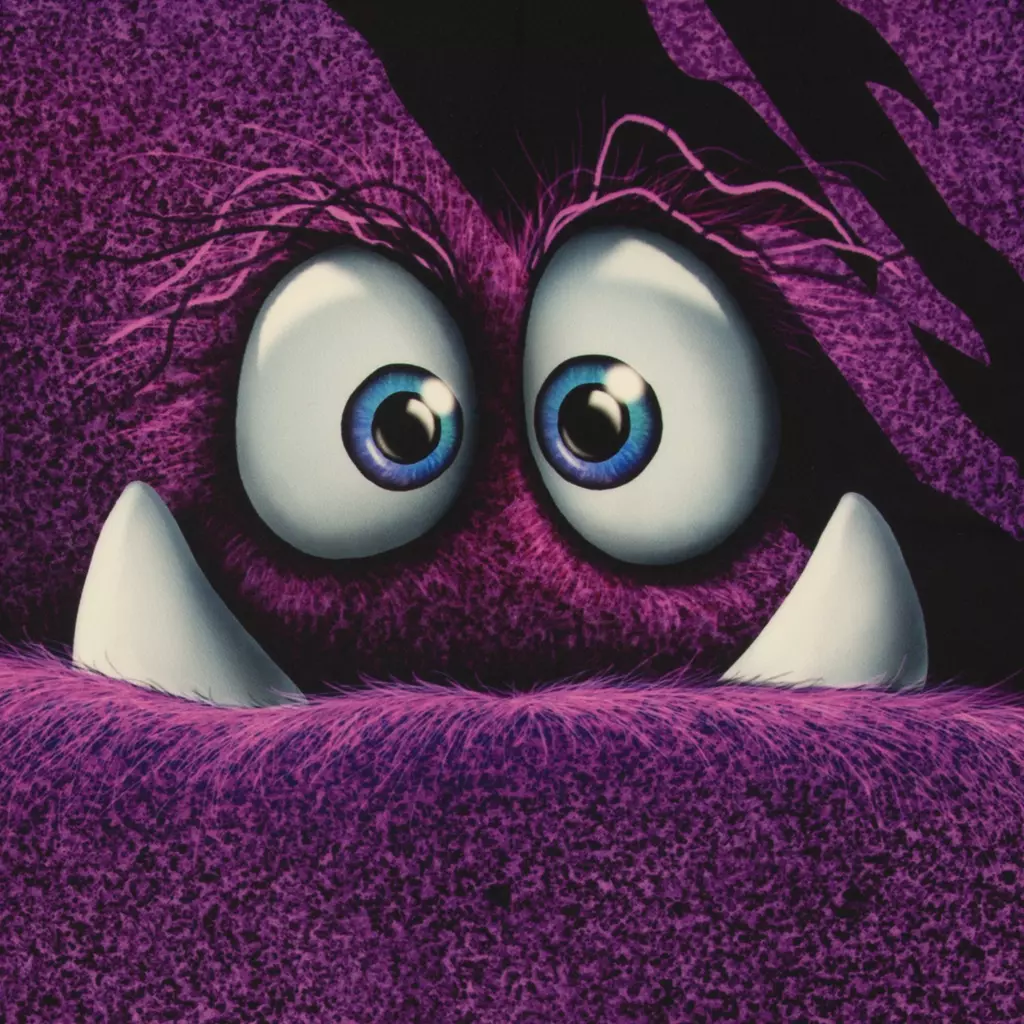 SanDaLu Taschenpanel Monsta Bag violett von Thorsten Berger viloettes Monster