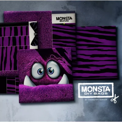 SanDaLu Taschenpanel Monsta Bag violett von Thorsten Berger
