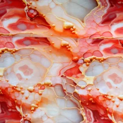SanDaLu French Terry rot rosa weiß von Sarah Mariam