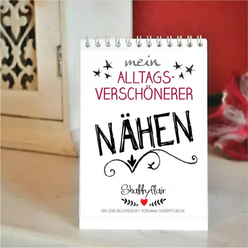 Tischkalender Nähsprüche SanDaLu