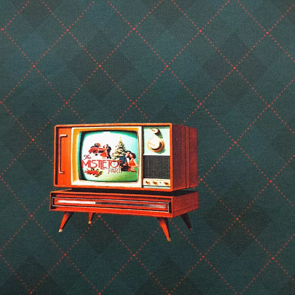 SanDaLu Sweat Panel Retro Weihnachten Fernseher