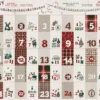 SanDaLu DiY Adventskalender Säckchen zum Selbernähen