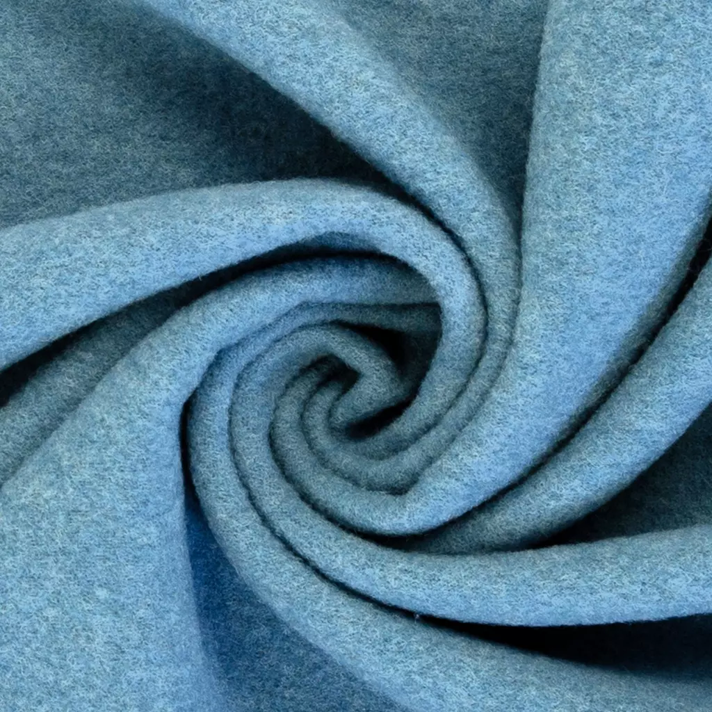 SanDaLu Merino Fleece in Rauchblau