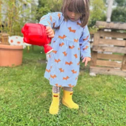SanDaLu Sweat Dackel Terry von Cherry Picking in hellblau Kinderkleid
